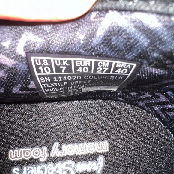 BOBS Womens Black Canvas Slip-On Shoes Memory Foam Insole Casual Size 10 - Picture 7 of 7